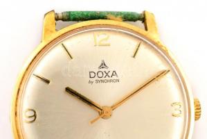 Doxa by Synchron mechanikus karóra szép állapotban, dobozzal, szíj nélkül