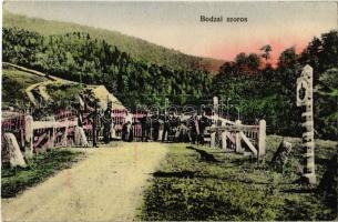 Bodzai-szoros, Buzau Pass; Magyar-román határ. Kézdivásárhelyi könyvnyomda kiadása / Hungarian-Romanian border