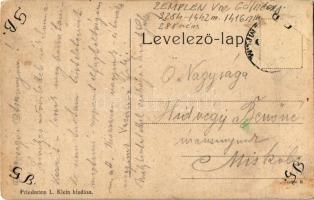 Gálszécs, Secovce; Fő tér és utca, Erzsébet szálloda. Friedmann L. Klein kiadása / main square and s...