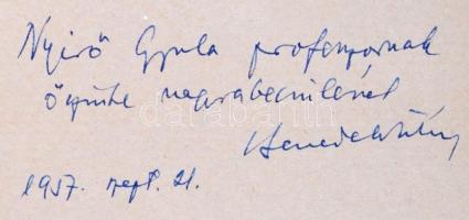 Benedek István: Aranyketrec. Egy elmeosztály élete. Bp., 1957, Bibliotheca. A szerző dedikációjával ...