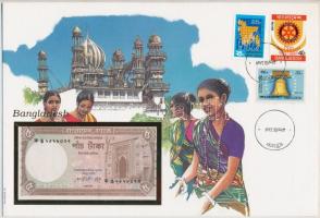 Bangladesh 1981. 5T , felbélyegzett borítékban, bélyegzéssel, német nyelvű leírással T:1  Bangladesh 1981. 5 Taka in envelope with stamp and cancellation, with German description C:UNC