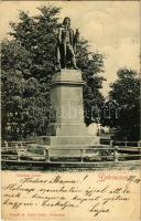 1901 Debrecen, Csokonai szobor. Kiadja Telegdi K. Lajos utóda