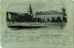1905 Cegléd, Árpád tér (szakadás / tear)