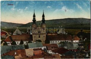 4 db régi történelmi magyar városképes lap: Zsolna, Érsekújvár, Pancsova, Temerin / 4 pre-1945 Histo...