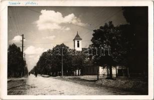 4 db régi történelmi magyar városképes lap: Zsolna, Érsekújvár, Pancsova, Temerin / 4 pre-1945 Histo...