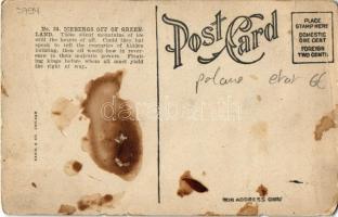 Icebergs off of Greenland, art postcard, Kawin & Co (fl)