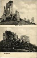 Barkó, Brekov (Homonna, Humenné); várrom / castle ruins (EK)