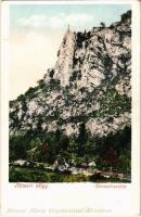 Miskolc, Hámor - 3 db régi régi városképes lap: Hámori tó és Weidlich nyaraló, villa, Hámori völgy, ...