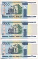 Fehéroroszország 2000. 1000R (7x) sorszámkövetők T:I-,II 
Belarus 2000. 1000 Rublei (7x) sequential...