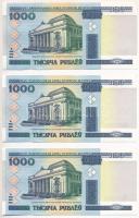 Fehéroroszország 2000. 1000R (7x) sorszámkövetők T:I-,II 
Belarus 2000. 1000 Rublei (7x) sequential...
