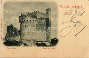1900 Erdőd, Erdut; vár. Schön Adolf kiadása / Festung / castle