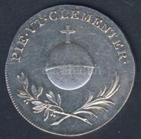 Ausztria/Hungarika! 1825. Auguszta császárnő pozsonyi magyar koronázási Ag zsetonja T:1/2+