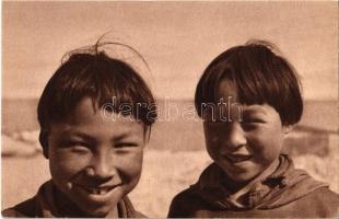 Missions dAmérique, Jeunes Esquimaux / Eskimo children, North American folklore