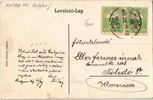 1907 Galgóc, Hlohovec; Ferenc József tér, Római katolikus templom. Bródy kiadása / square, church (E...