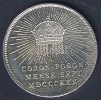 Ausztria/Hungarika! 1830. Koronázási zseton I.Ferenc-V.Ferdinánd T:1