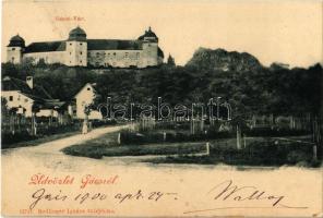 1900 Gács, Halic; vár. Redlinger Ignác kiadása / castle