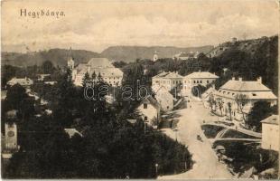 1906 Hegybánya, Pjerg, Piarg, Siegelsberg, Stiavnické Bane; Fő utca. Révay Adolf amatőr fényképész kiadása / main street (EK)