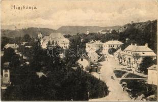 1906 Hegybánya, Pjerg, Piarg, Siegelsberg, Stiavnické Bane; Fő utca. Révay Adolf amatőr fényképész kiadása / main street  (EK)