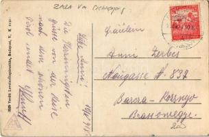 1918 Csáktornya, Cakovec; Zrínyi tér, üzlet / square, shop (EK)