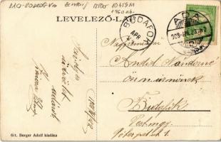 1908 Ada, Szerb templom tér. Berger Adolf kiadása / Serbian church square