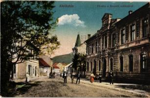 1918 Alsókubin, Dolny Kubín; Fő utca, Nemzeti szálloda / main street, hotel