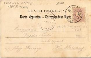 1899 Almás, Apfeldorf, Aljmas (Erdőd, Ardut); Gruss aus Dalja... Ottokar Rechnitzer No. 73