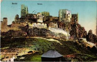 1913 Beckó, Beczkó, Beckov; várrom. Horovitz Adolf kiadása / castle ruins / hrad