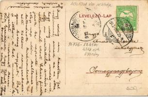 1913 Besztercebánya, Banská Bystrica; M. k. kereskedelmi iskola / trade school