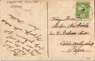 Sásony, Windten, Winden am See; Fertő tó, iskola, utca, templom, szélmalom / Neusiedlersee, Strasse,...