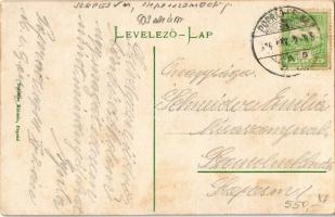 1914 Savnik, Shavnyik, Spissky Stiavnik; Thököly várkastély. Teschler Kálmán kiadása / castle