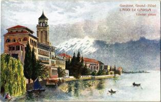Lago di Garda 16 db régi művész képeslap / 16 old artists card