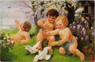 A négy évszak 4 db művészlap / Molnár-Trill: 4 seasons, 4 atrists cards