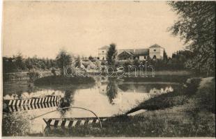 Maroskeresztúr, Cristesti; Z. Knöpfler Elek nyaralója, kastély / villa, castle (képeslapfüzetből / from postcard booklet)