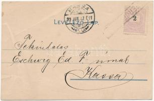 1899 Eperjes Presov; Eperjesi Népbank Kályhagyára, reklám / Kachelöfen Fabrik Eperjeser Volksbank / ...
