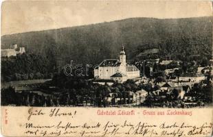 1900 Léka, Lockenhaus; templom / Kirche / church (fa)