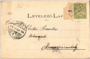 1905 Nagybánya, Baia Mare; Fő tér déli oldala, Klein Lipót, Fuchs Fábián, Blau és Klein, Wienerberge...