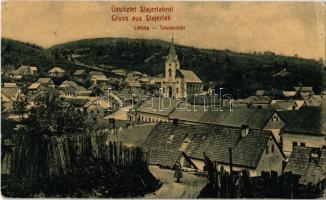 Stájerlak, Steierlak, Stájerlakanina, Steierdorf, Anina; látkép templommal. W.L. 1181.  / general view with church (EK)