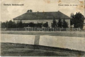 Szobránc, Sobrance; Állami iskola és óvoda. Ignáczy Géza fényképész kiadása / school and kindergarten  (Rb)