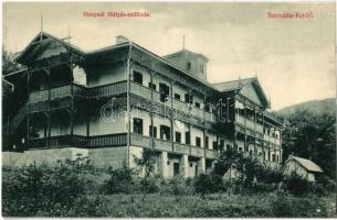 Szováta-fürdő, Baile Sovata; Hunyadi Mátyás szálloda. Divald Károly 12-1908. / hotel