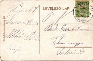 1910 Szováta-fürdő, Baile Sovata; Medve-tó fürdőzőkkel. Szovátai fényképész kiadása / lake with bath...