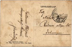 1916 Nyírmada, Községháza, Református templom és paplak (fl)