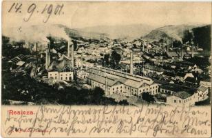 1901 Resica, Resita; vasgyár. Ifj. Neff Károly kiadása / iron works, factory