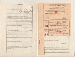 Románia / Satu-Mare (Szatmár) 1922. "Szatmár Vármegyei Takarépénztár Részvénytársaság" név...