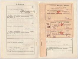 Románia / Satu-Mare (Szatmár) 1922. "Szatmár Vármegyei Takarépénztár Részvénytársaság" név...