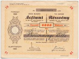 Románia / Satu-Mare (Szatmár) 1927. "Szatmárvármegyei Takarékpénztár Részvénytársaság" név...