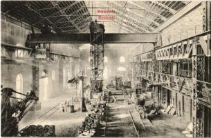 Resica, Resita; Gépgyár belső, Martinhuta. Neff Antal kiadása / machine factory interior