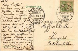 1906 Resica, Resita; nagyolvasztók a vasgyárban. Braunmüller L. kiadása / Hochöfen / smelters in the...