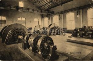 1917 Resicabánya, Resica, Resita; Gépgyár belső. Neff Antal kiadása / machine factory interior (EK)