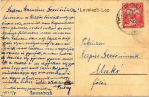 1917 Resicabánya, Resica, Resita; Gépgyár belső. Neff Antal kiadása / machine factory interior (EK)