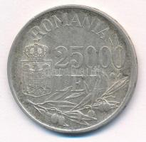Románia 1946. 25.000L Ag "I. Mihály" T:2
Romania 1946. 25.000 Lei Ag "Mihai I" ...